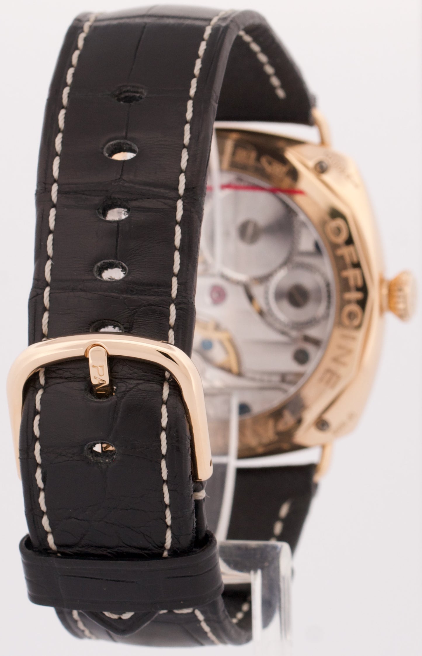 MINT Panerai Radiomir 18K ROSE GOLD Black Manual Leather PAM 231 45mm PAM00231
