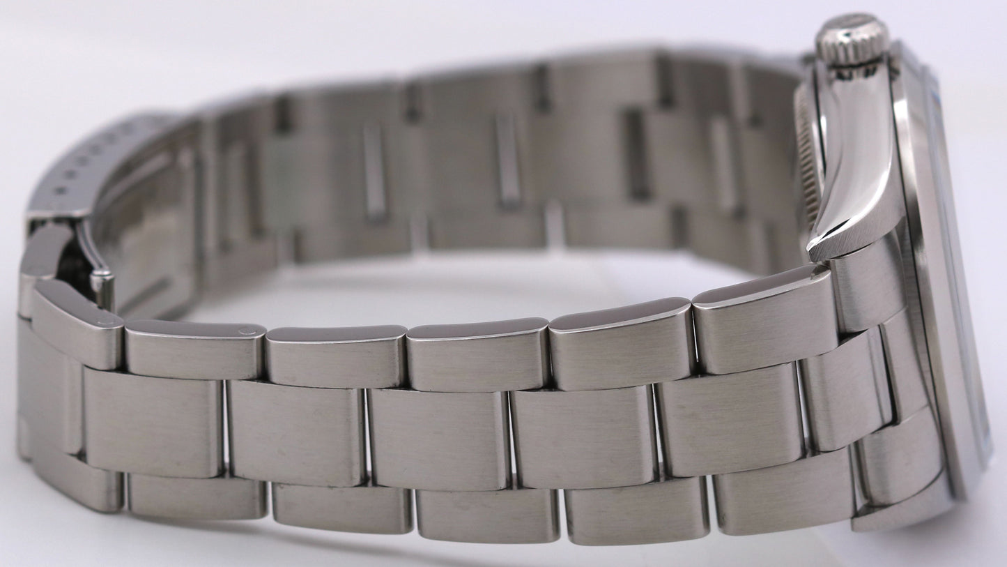 MINT PAPERS Rolex Oyster Perpetual WHITE ROMAN Air-King 34mm Stainless 14000 BOX