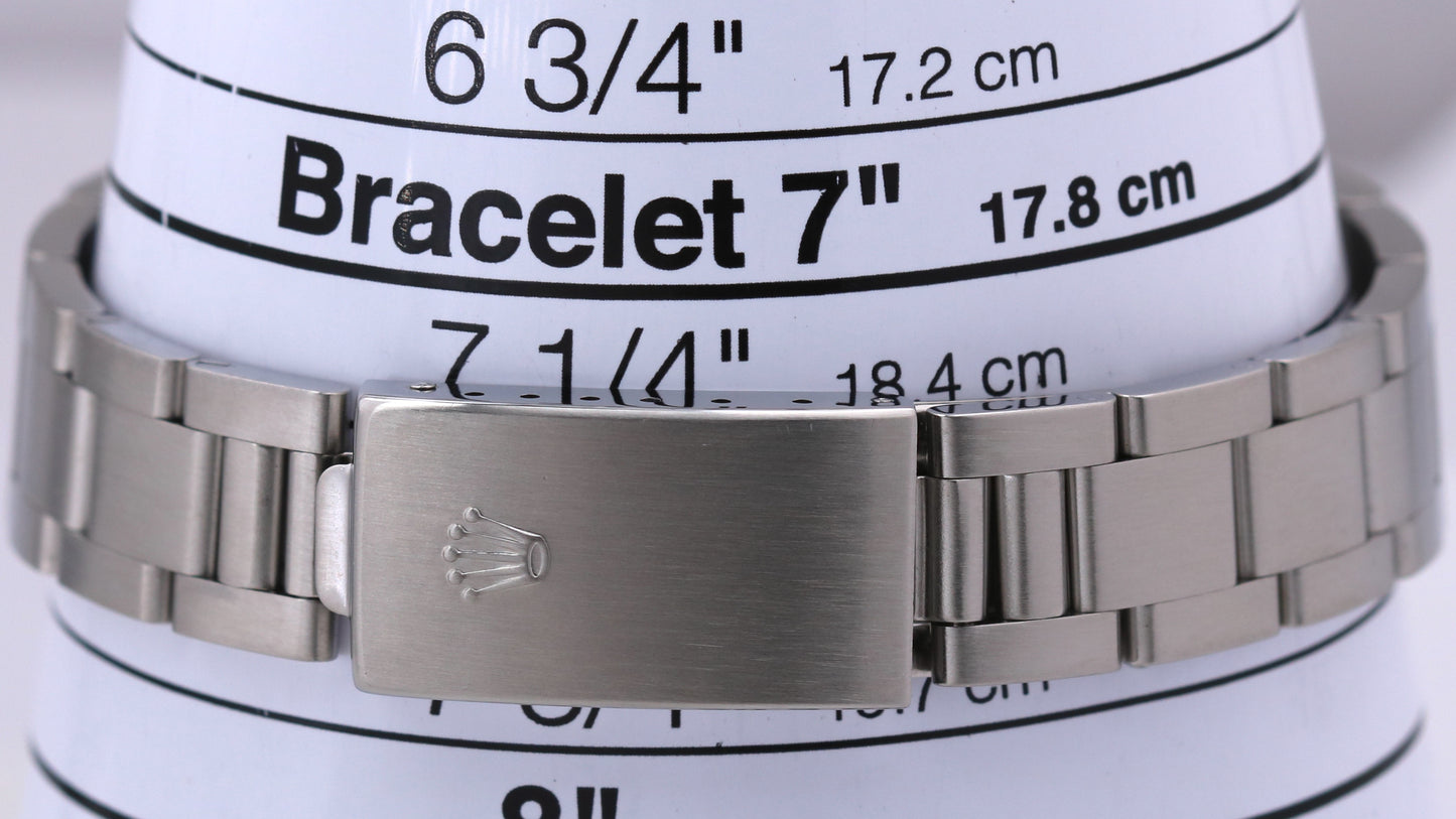 MINT PAPERS Rolex Oyster Perpetual WHITE ROMAN Air-King 34mm Stainless 14000 BOX