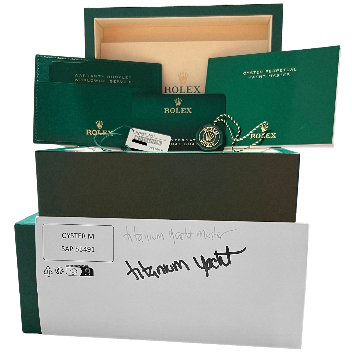 New 2026 Rolex Yacht-Master 226627 Black Titanium 42mm Watch Box Papers