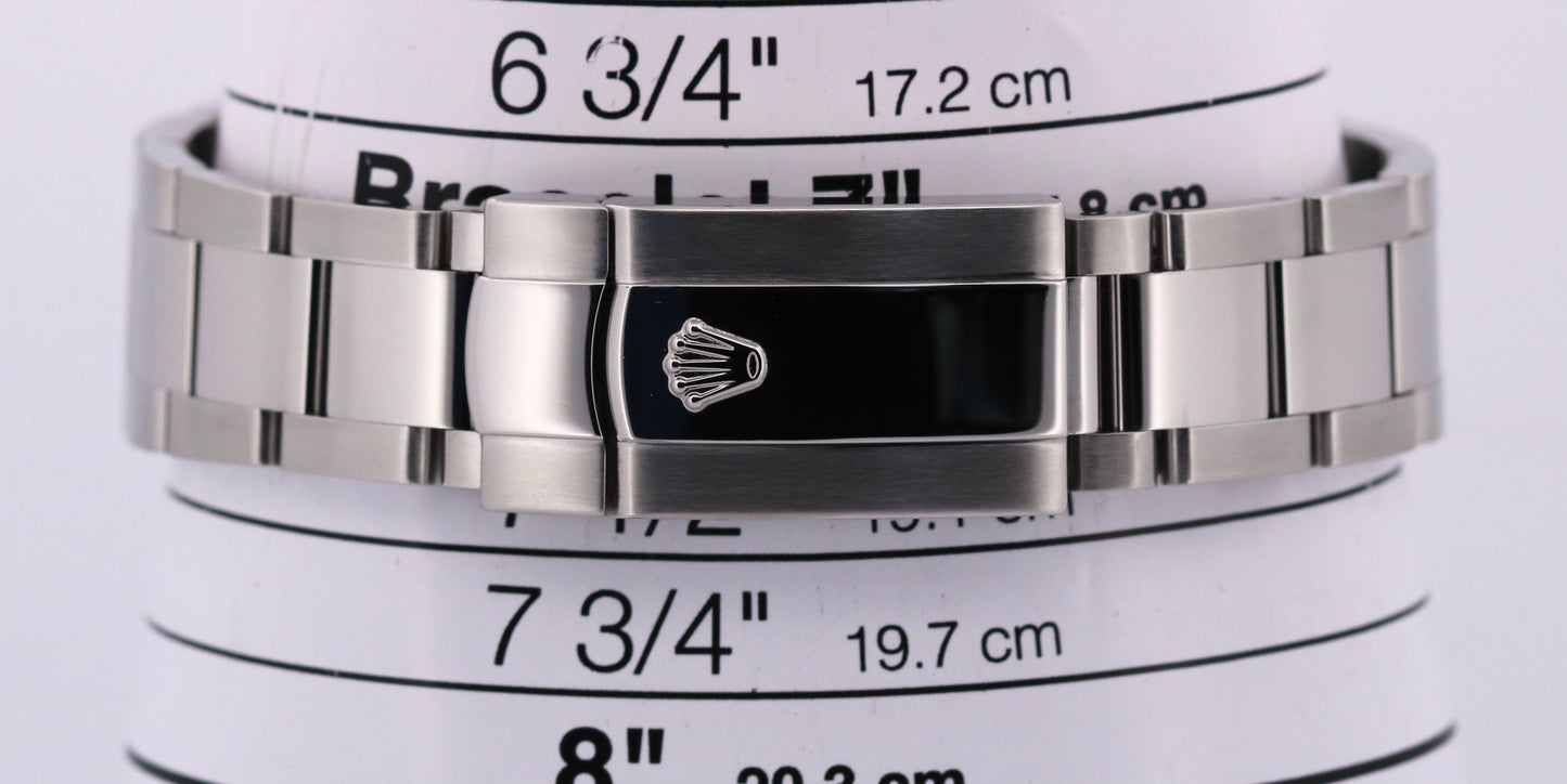 Rolex Milgauss BLACK Orange Stainless Steel 40mm 116400 Oyster Automatic Watch