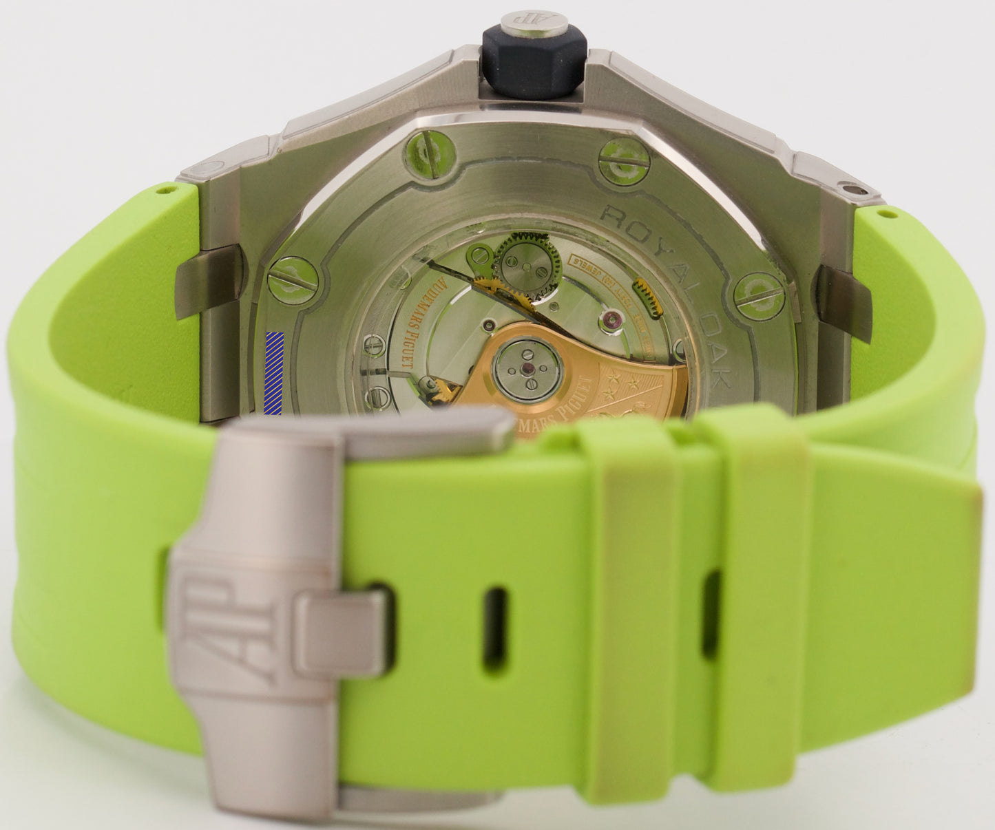 Audemars Piguet Royal Oak Offshore Diver LIME GREEN 42mm Steel Rubber 15710ST