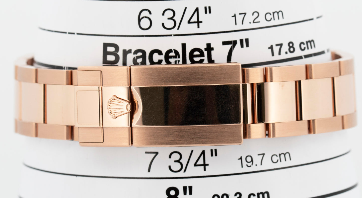 2022 PAPERS Rolex GMT-Master II BLACK 18K Rose Gold 40mm 126715 CHNR Watch BOX