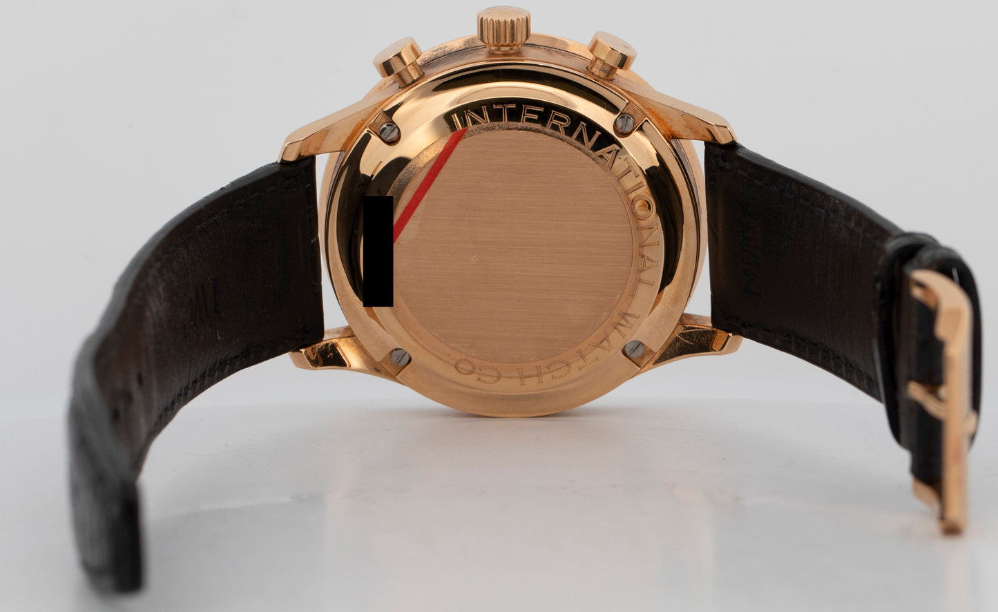 IWC Portugieser Chronograph 18K Rose Gold 40mm Arabic Leather IW371402 Watch