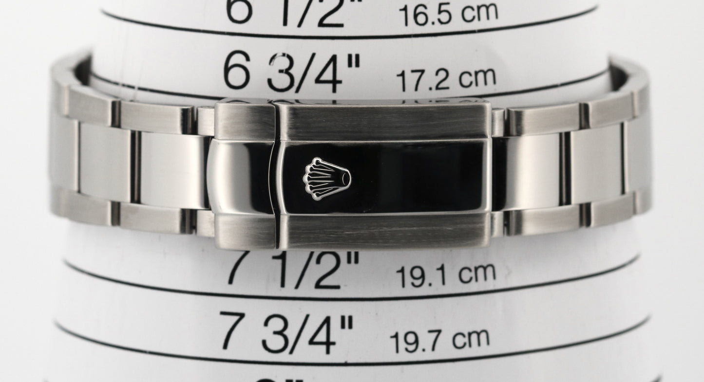 Rolex Milgauss WHITE Orange Stainless Steel 40mm 116400 Oyster Automatic Watch