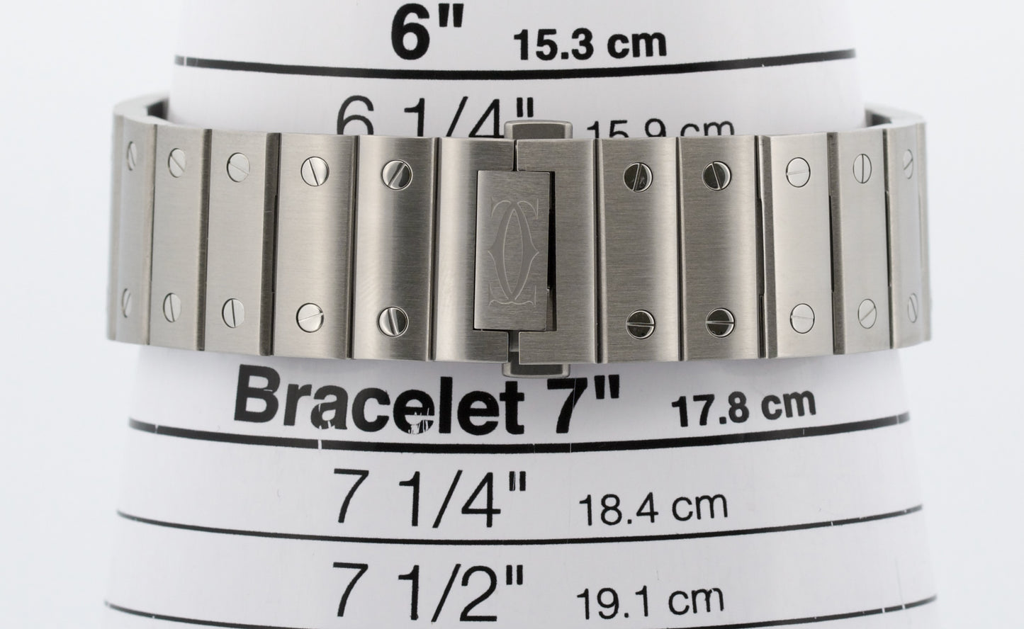 2022 PAPERS Cartier Santos 39.8mm WHITE ROMAN Stainless Steel 4072 WSSA0018 BOX