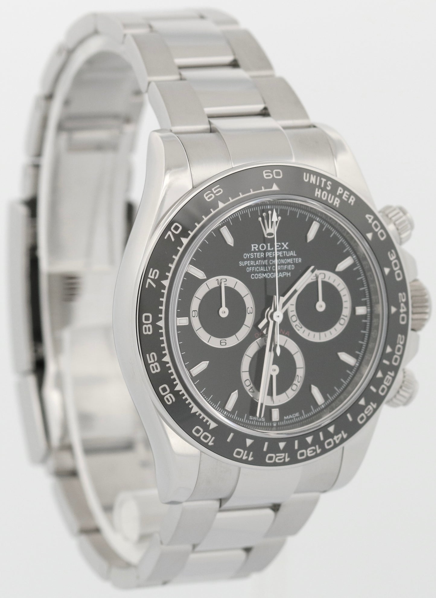 2024 PAPERS Rolex Daytona Cosmograph Steel BLACK Ceramic 40mm 126500 LN BOX