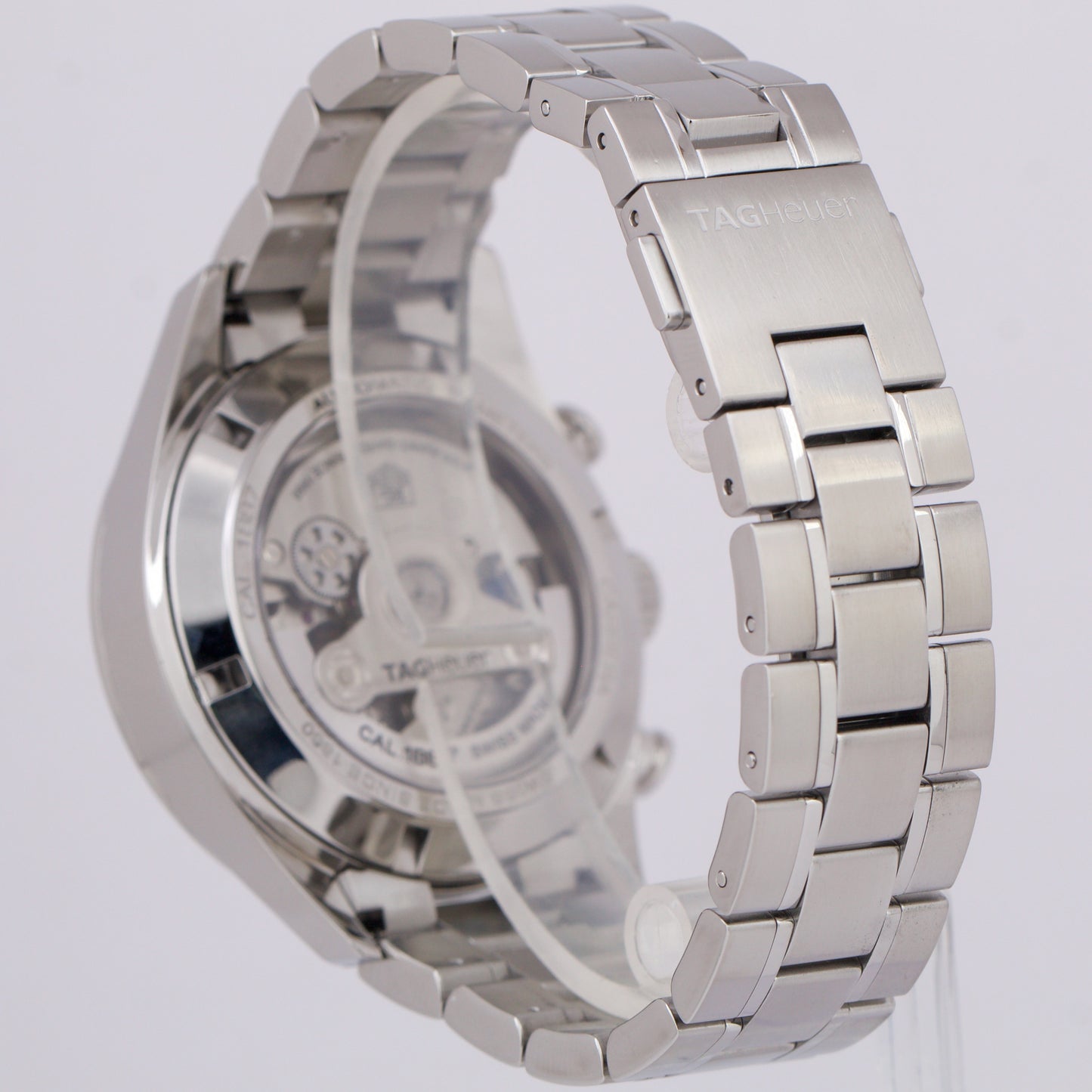 Tag Heuer Carrera Stainless Steel Black 41mm Date Automatic Watch CAR2110.BA0724
