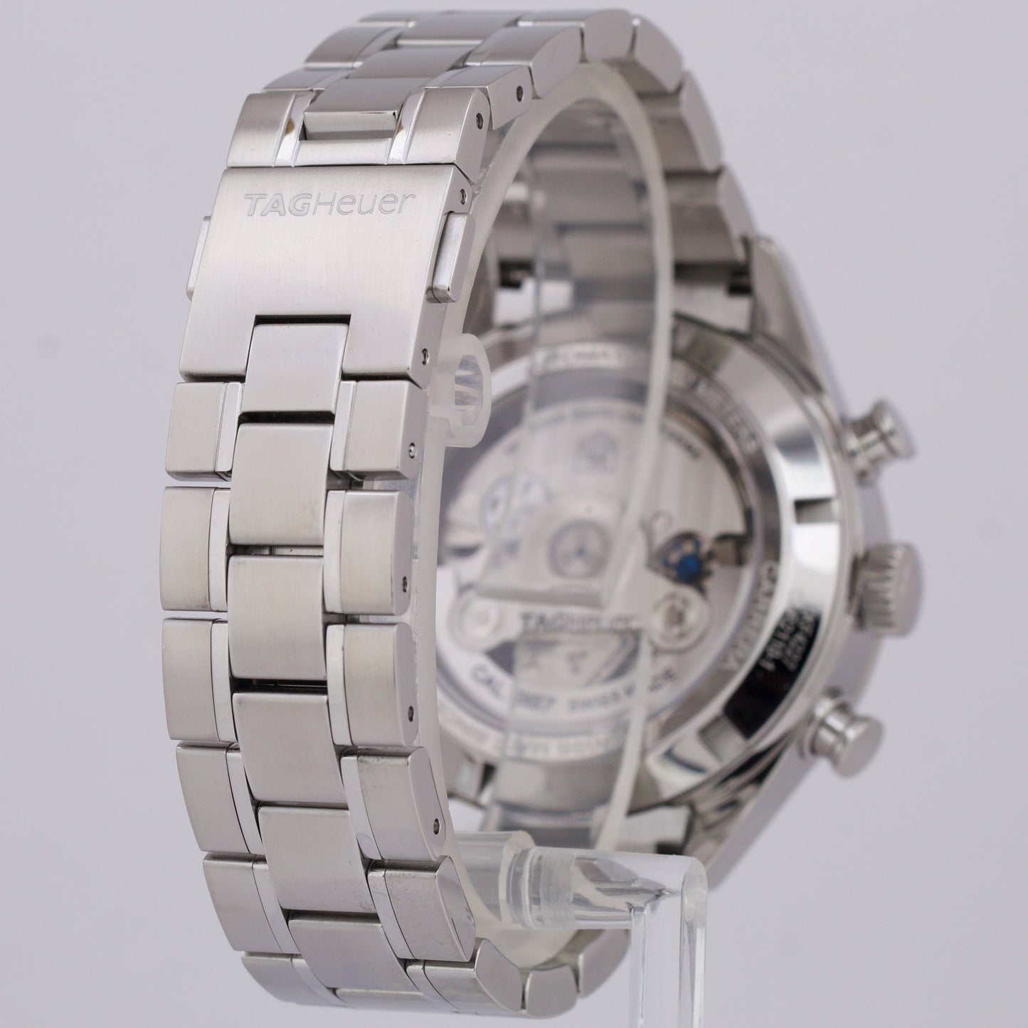 Tag Heuer Carrera Stainless Steel Black 41mm Date Automatic Watch CAR2110.BA0724
