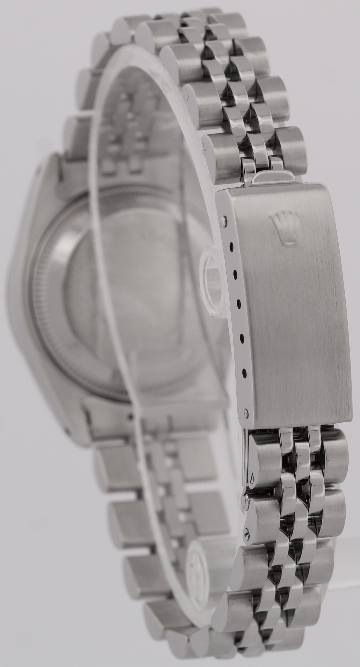 Ladies Rolex DateJust 26mm BLUE 18K White Gold Stainless Steel JUBILEE 69174