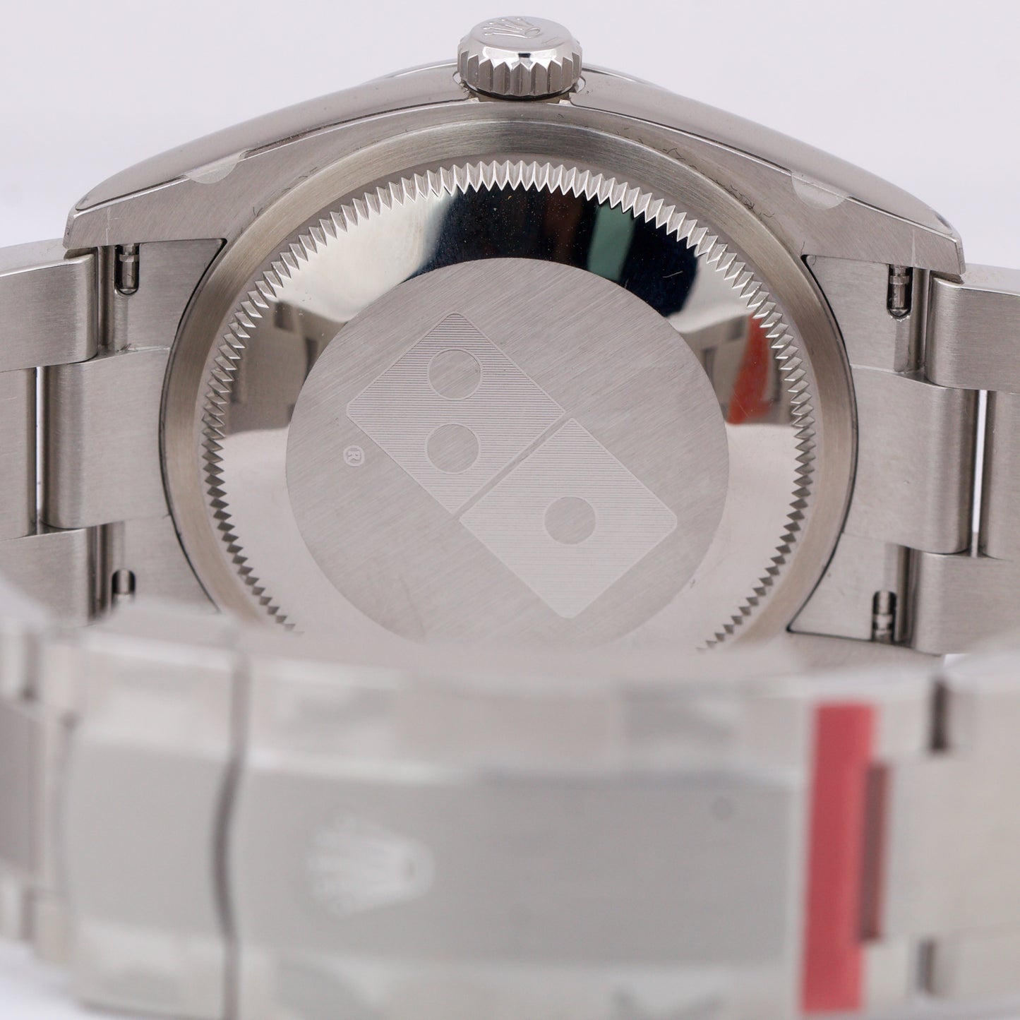 NEW STICKERED 2020 Rolex Oyster Perpetual 36mm Silver DOMINO Watch 126000 B+P