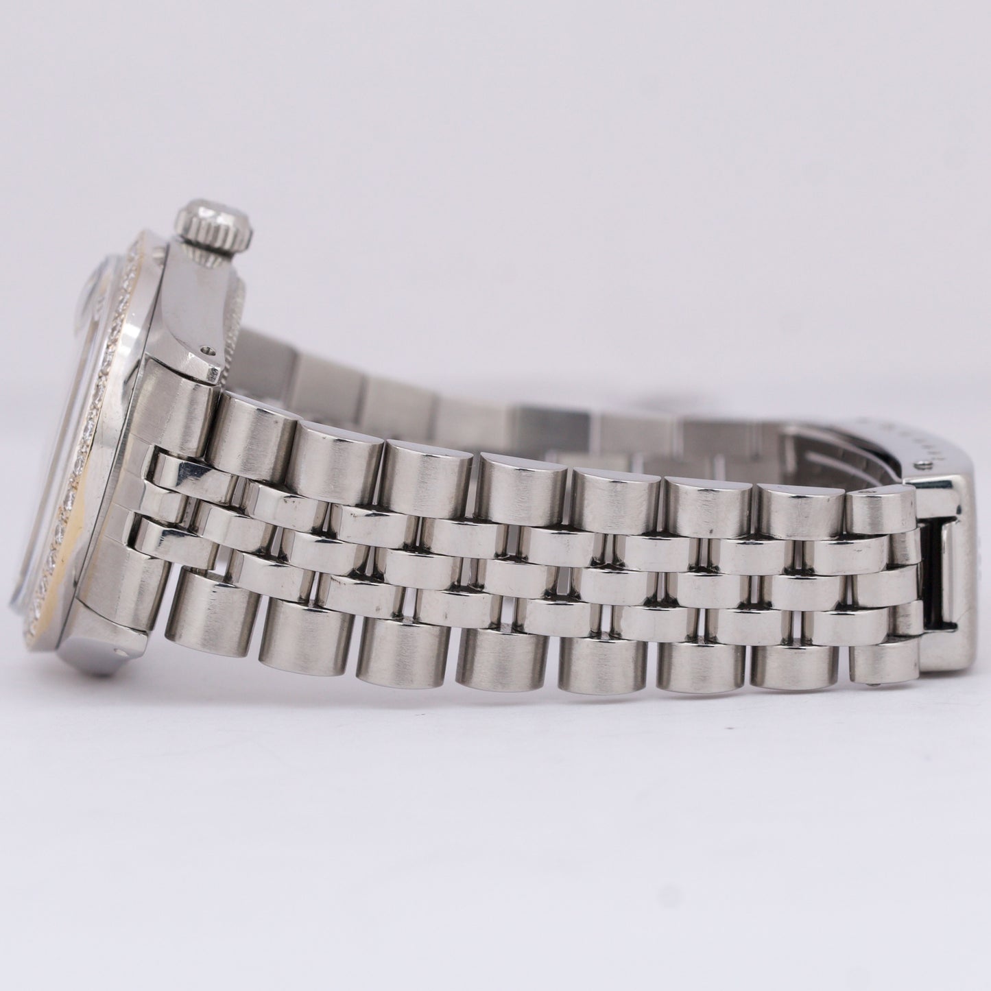 VINTAGE 1967 Rolex Oysterdate Precision Silver DIAMOND Manual JUBILEE 34mm 6466