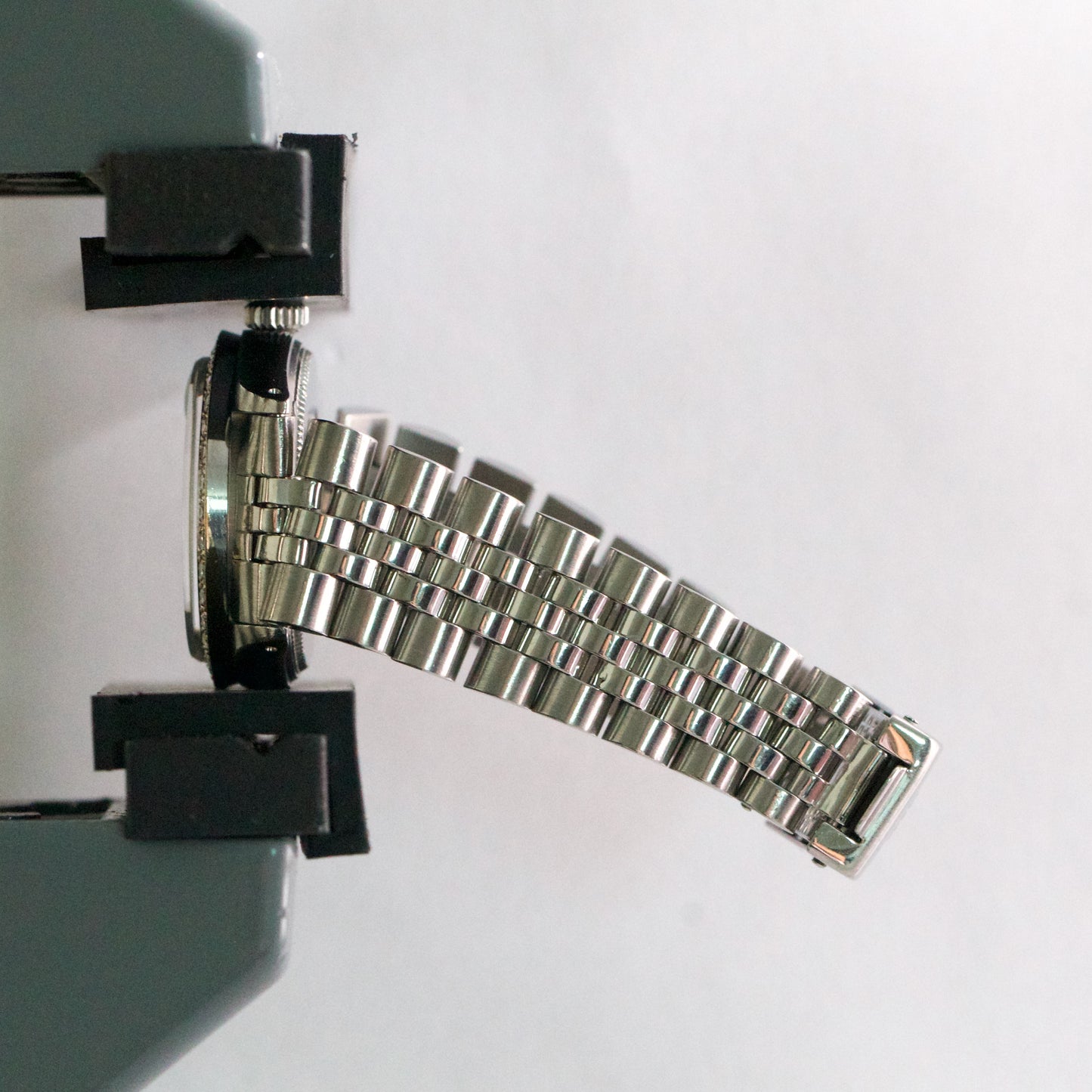 VINTAGE 1967 Rolex Oysterdate Precision Silver DIAMOND Manual JUBILEE 34mm 6466