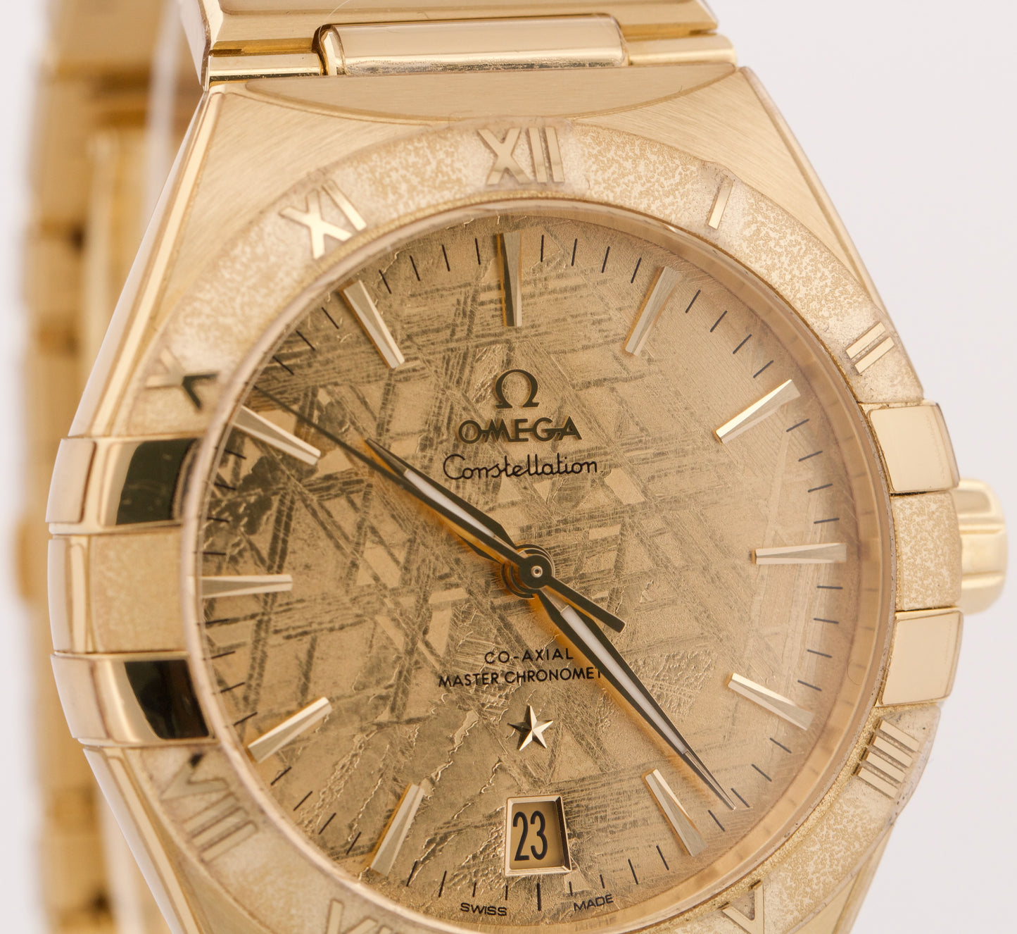 2024 PAPERS Omega Constellation METEORITE MOONSHINE 18K 131.50.41.21.99.001 BOX