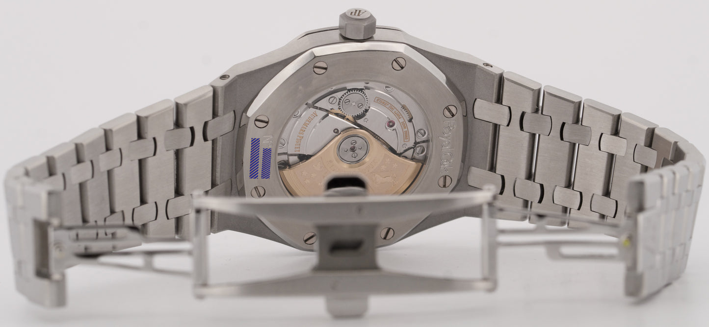 Audemars Piguet Royal Oak WHITE 39mm Stainless Steel Date Watch 15300ST