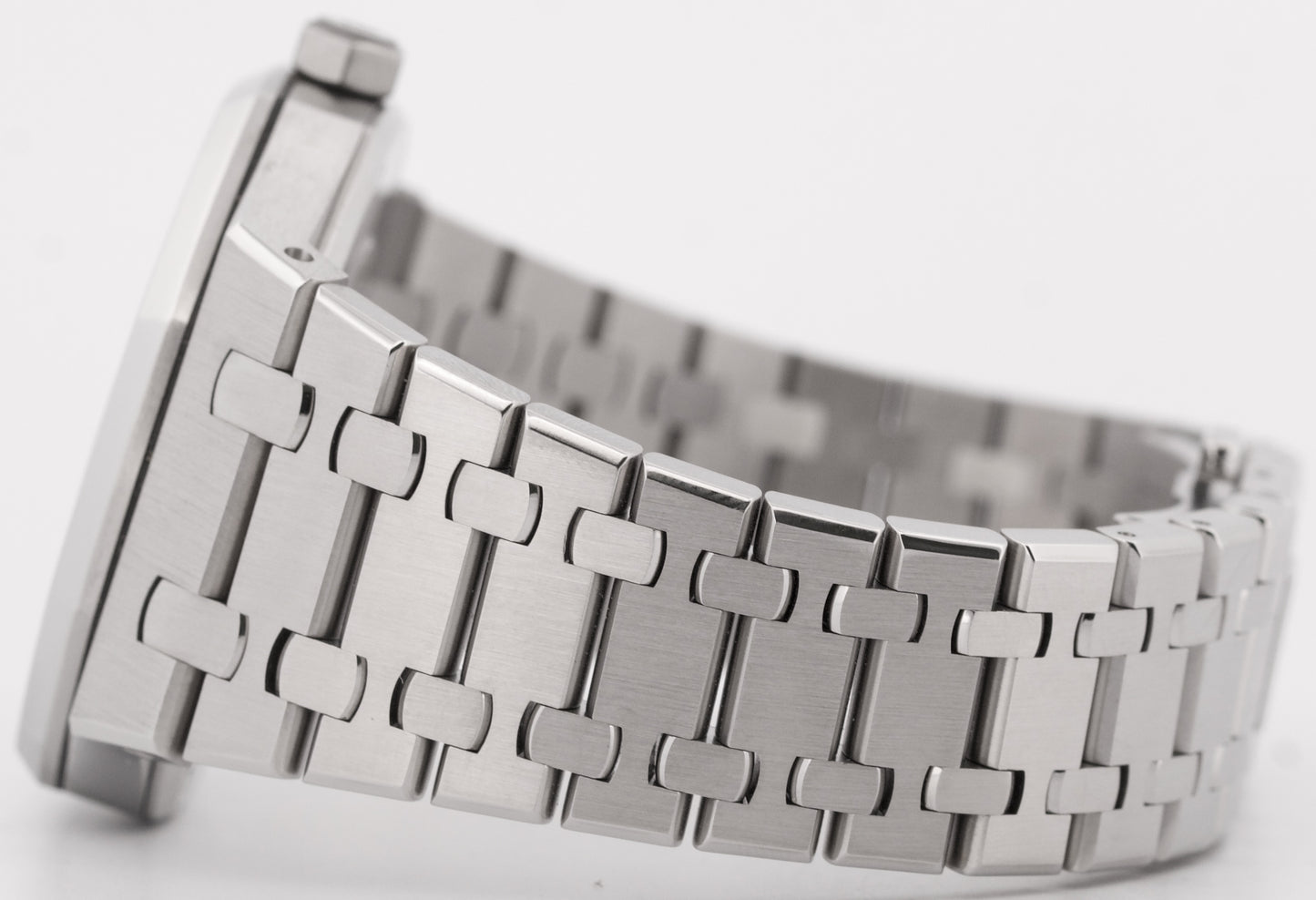 PAPERS Audemars Piguet Royal Oak WHITE Stainless 41mm 15400ST.OO.1220ST.02 BOX