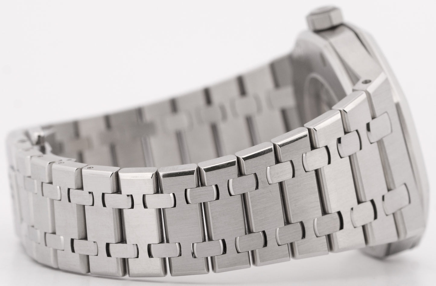 PAPERS Audemars Piguet Royal Oak WHITE Stainless 41mm 15400ST.OO.1220ST.02 BOX