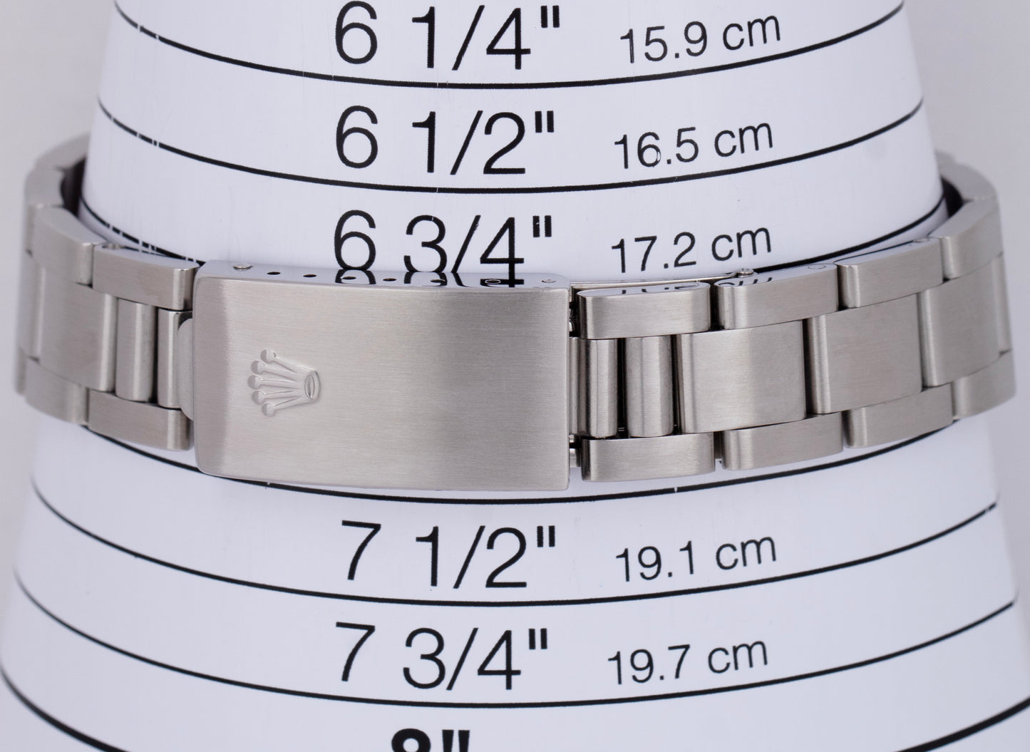 MINT Rolex Oyster Perpetual Date Blue 34mm Stainless Steel NO-HOLES Watch 15200