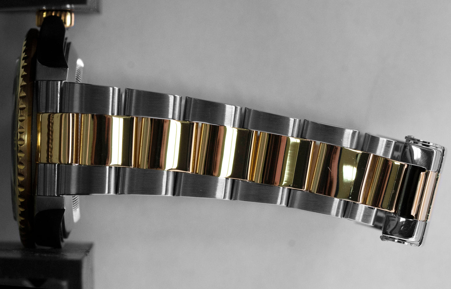 2008 PAPERS Rolex Submariner 40mm Black Two-Tone NO-HOLES Gold 16613 Watch BOX