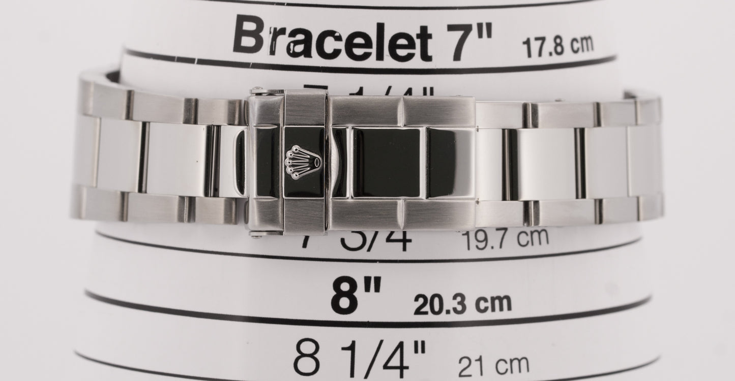 MINT Rolex Yacht-Master PLATINUM Stainless Steel 40mm Oyster Date Watch 16622