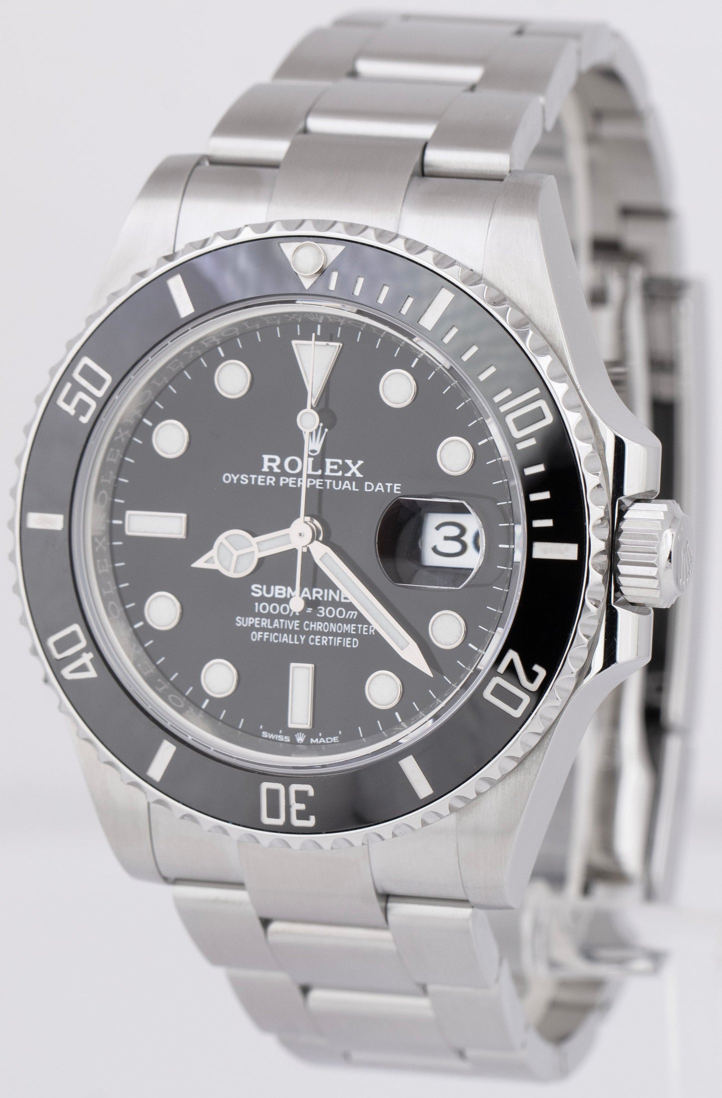 2023 NEW PAPERS Rolex Submariner 41mm Date Black Ceramic Watch 126610 LN B+P