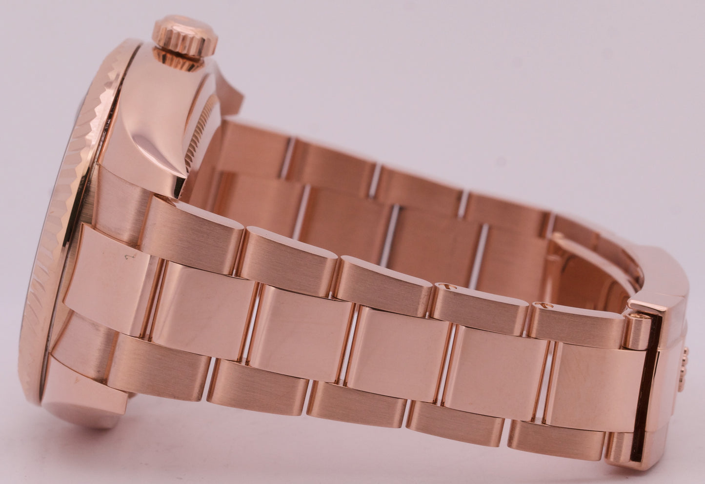 PAPERS Rolex Sky-Dweller 18K Rose Gold WHITE Fluted 42mm 326935 Watch BOX