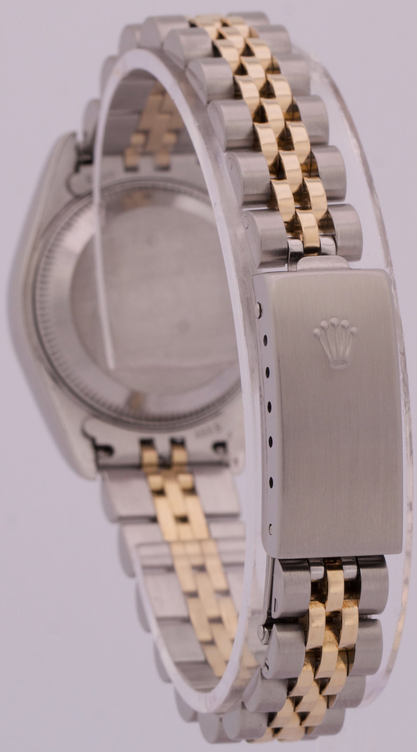 2003 Ladies Rolex DateJust MOP DIAMOND 18K Gold Steel 26mm JUBILEE Watch 79173