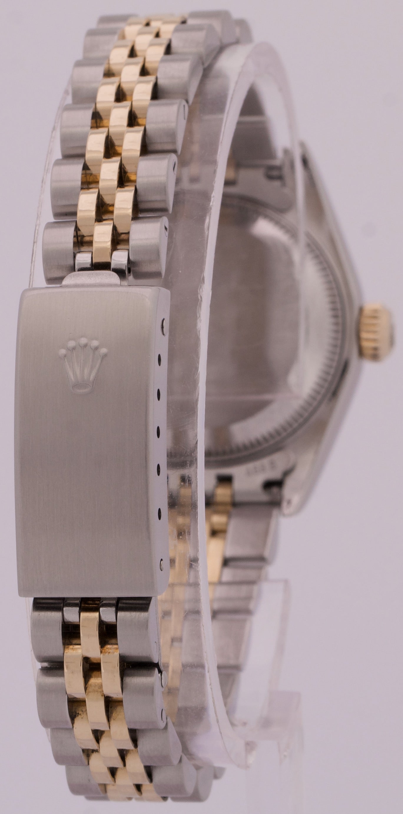2003 Ladies Rolex DateJust MOP DIAMOND 18K Gold Steel 26mm JUBILEE Watch 79173