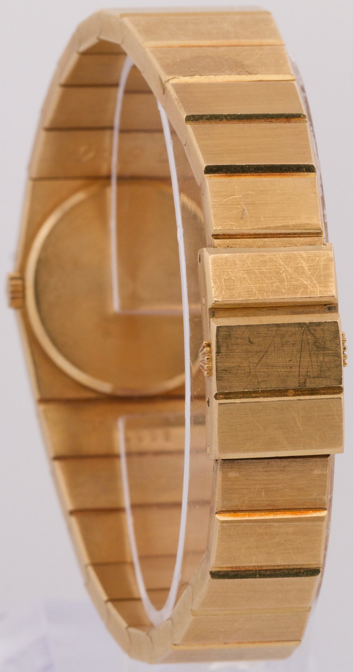 UNPOLISHED 1970 Ladies Rolex QUEEN MIDAS Champagne 18K Yellow Gold 24mm 3581