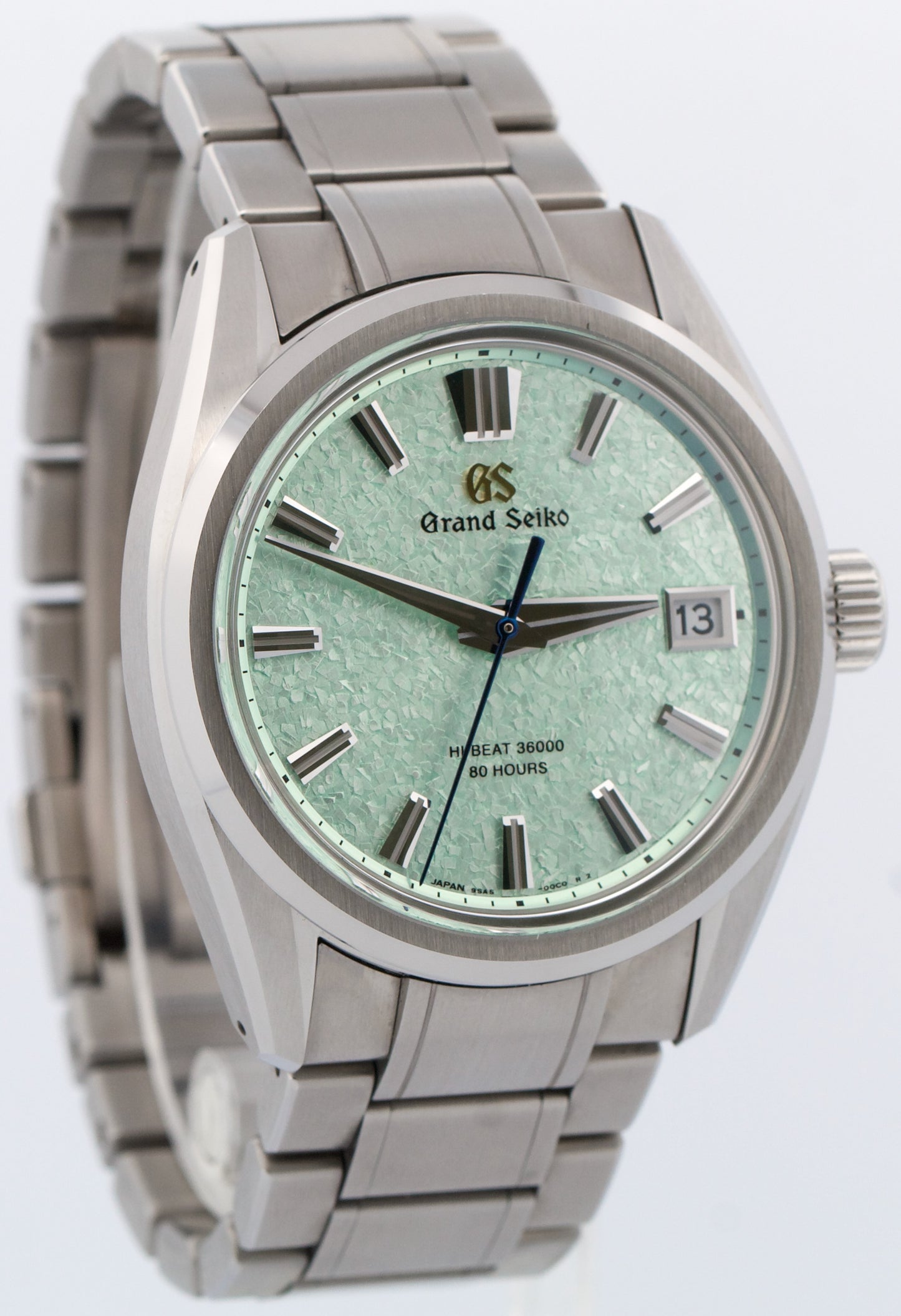 NEW PAPERS Grand Seiko Evolution 9 GENBI VALLEY Steel GREEN 40mm SLGH021 BOX