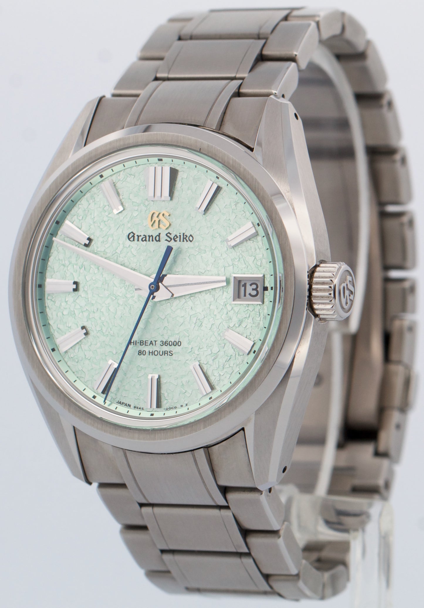 NEW PAPERS Grand Seiko Evolution 9 GENBI VALLEY Steel GREEN 40mm SLGH021 BOX