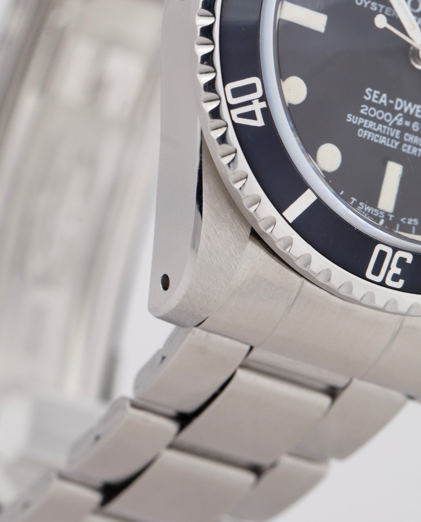 1978 PAPERS Rolex Sea-Dweller MK2 RAIL DIAL 40mm Stainless Steel Watch 1665 BOX