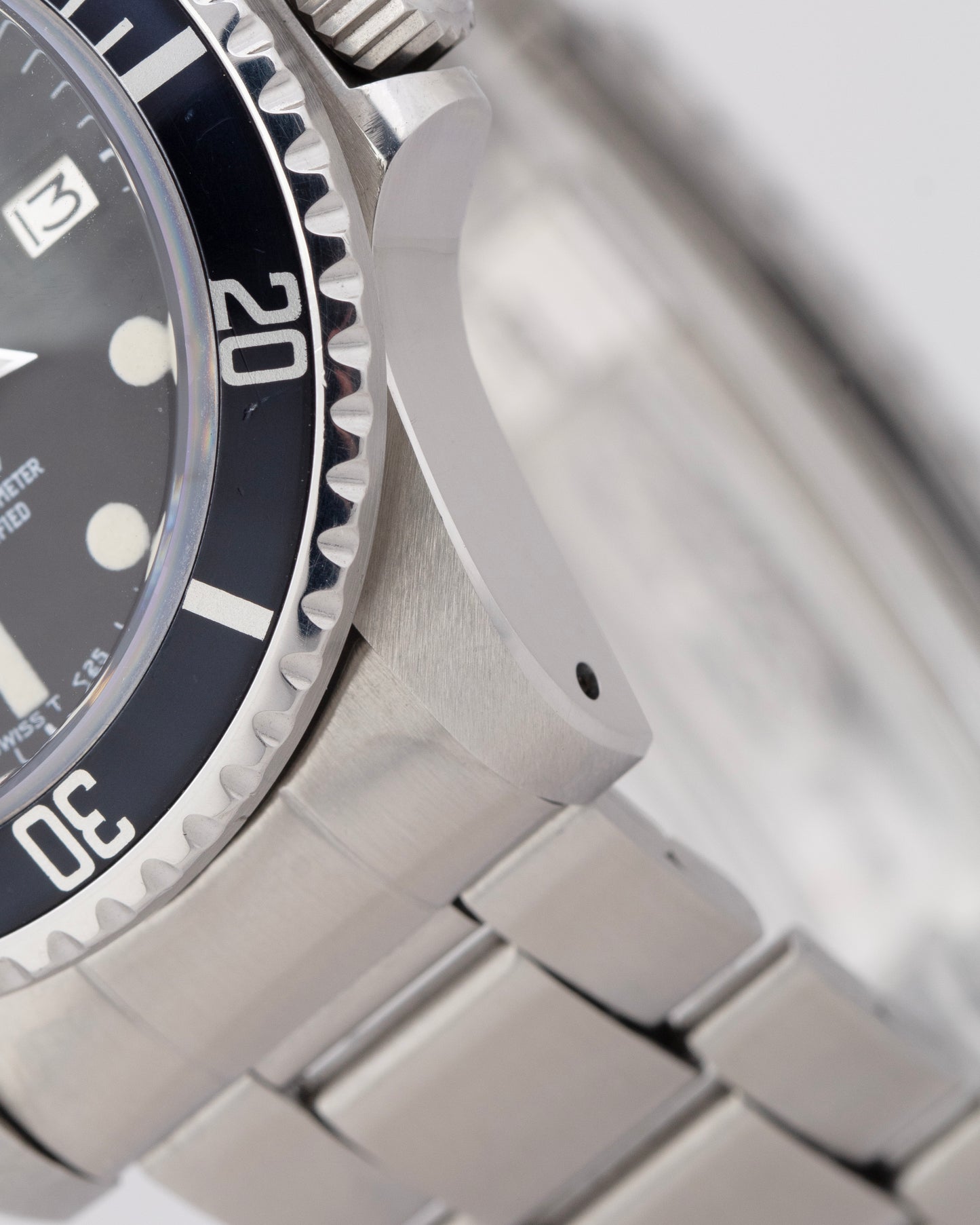 1978 PAPERS Rolex Sea-Dweller MK2 RAIL DIAL 40mm Stainless Steel Watch 1665 BOX