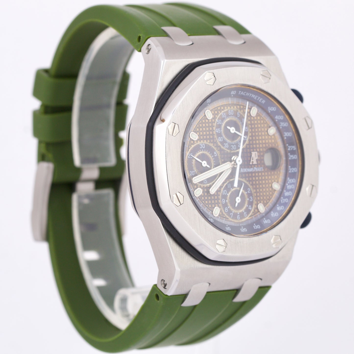 Audemars Piguet Royal Oak Offshore Green Blue TROPICAL BEAST 42mm 25721ST Watch