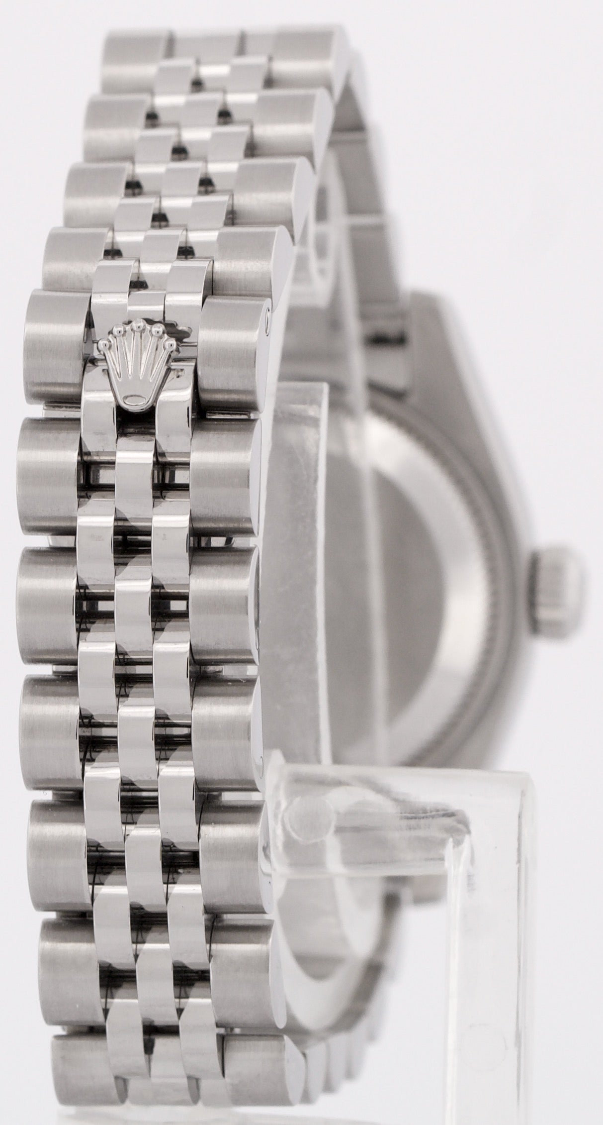 Rolex DateJust 26mm SILVER JUBILEE DIAMOND Stainless Steel 18K White Gold 179174