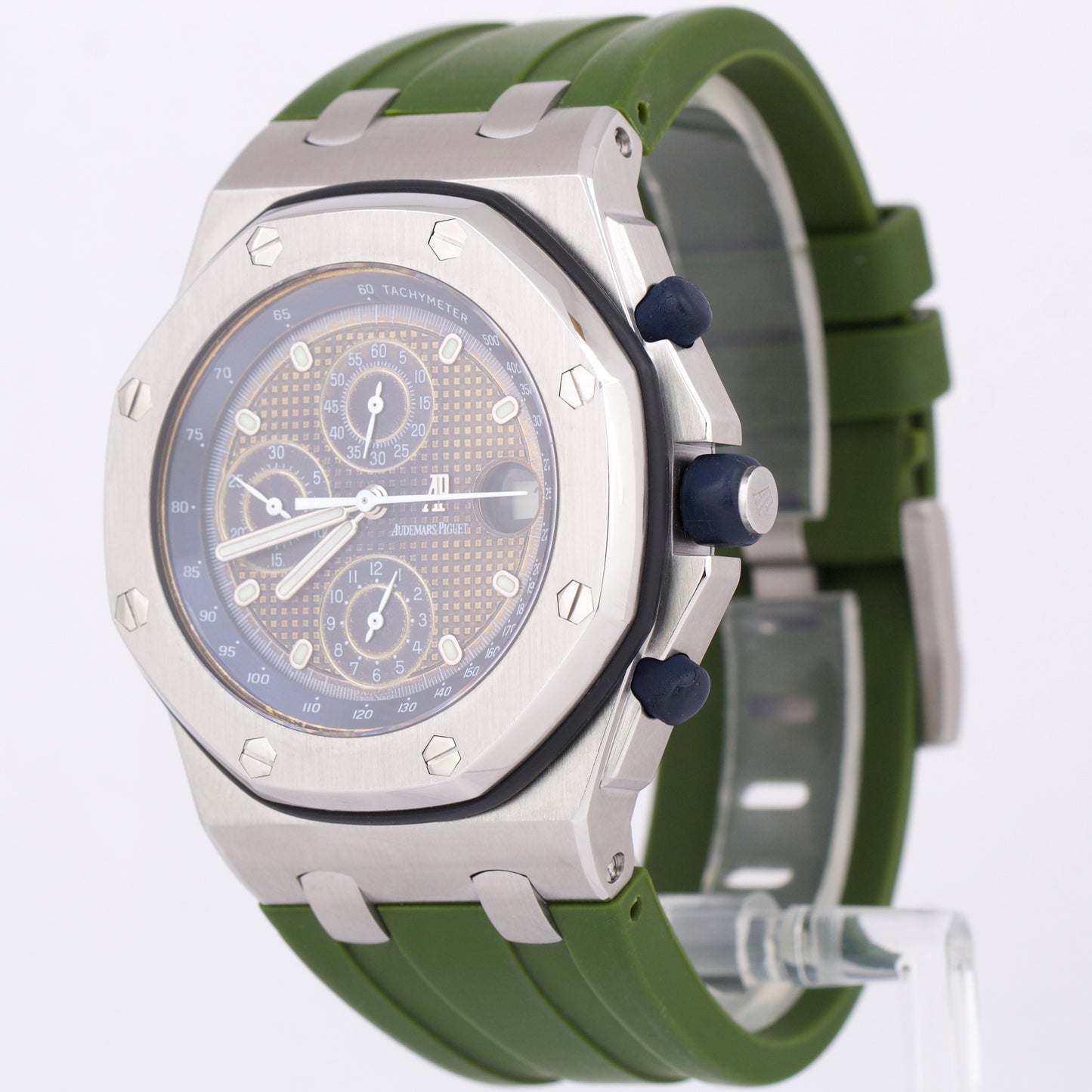 Audemars Piguet Royal Oak Offshore Green Blue TROPICAL BEAST 42mm 25721ST Watch