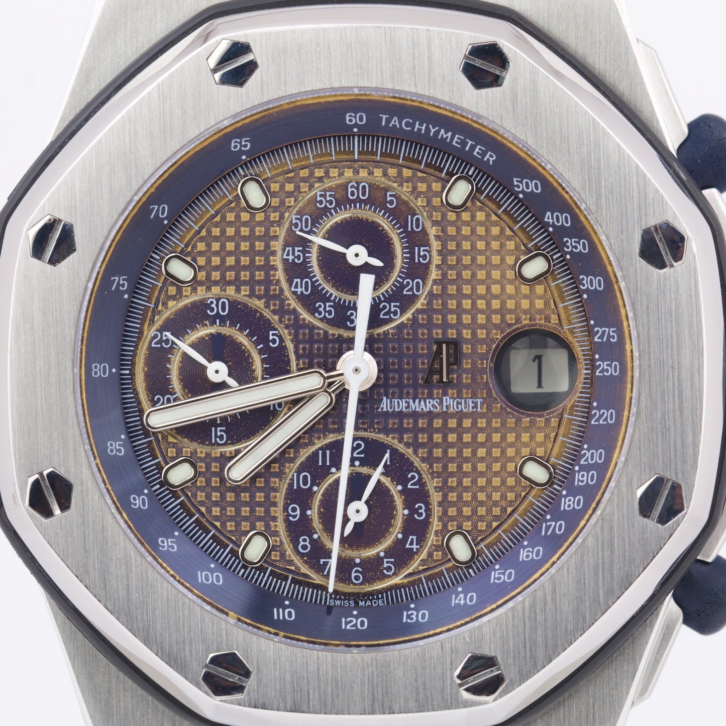 Audemars Piguet Royal Oak Offshore Green Blue TROPICAL BEAST 42mm 25721ST Watch