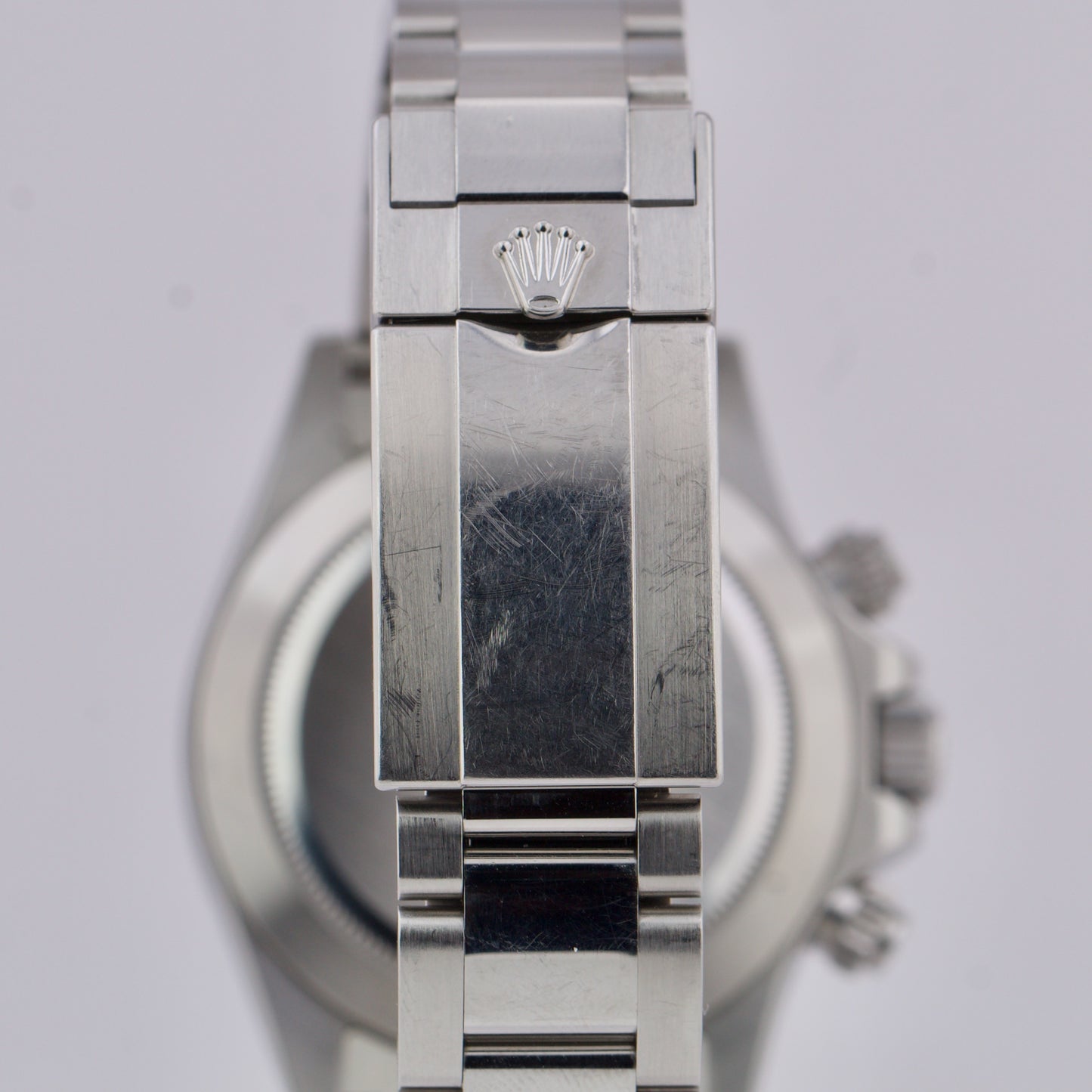UNPOLISHED 2014 PAPERS Rolex Daytona Cosmograph BLUE LUME 116520 40mm Watch BOX