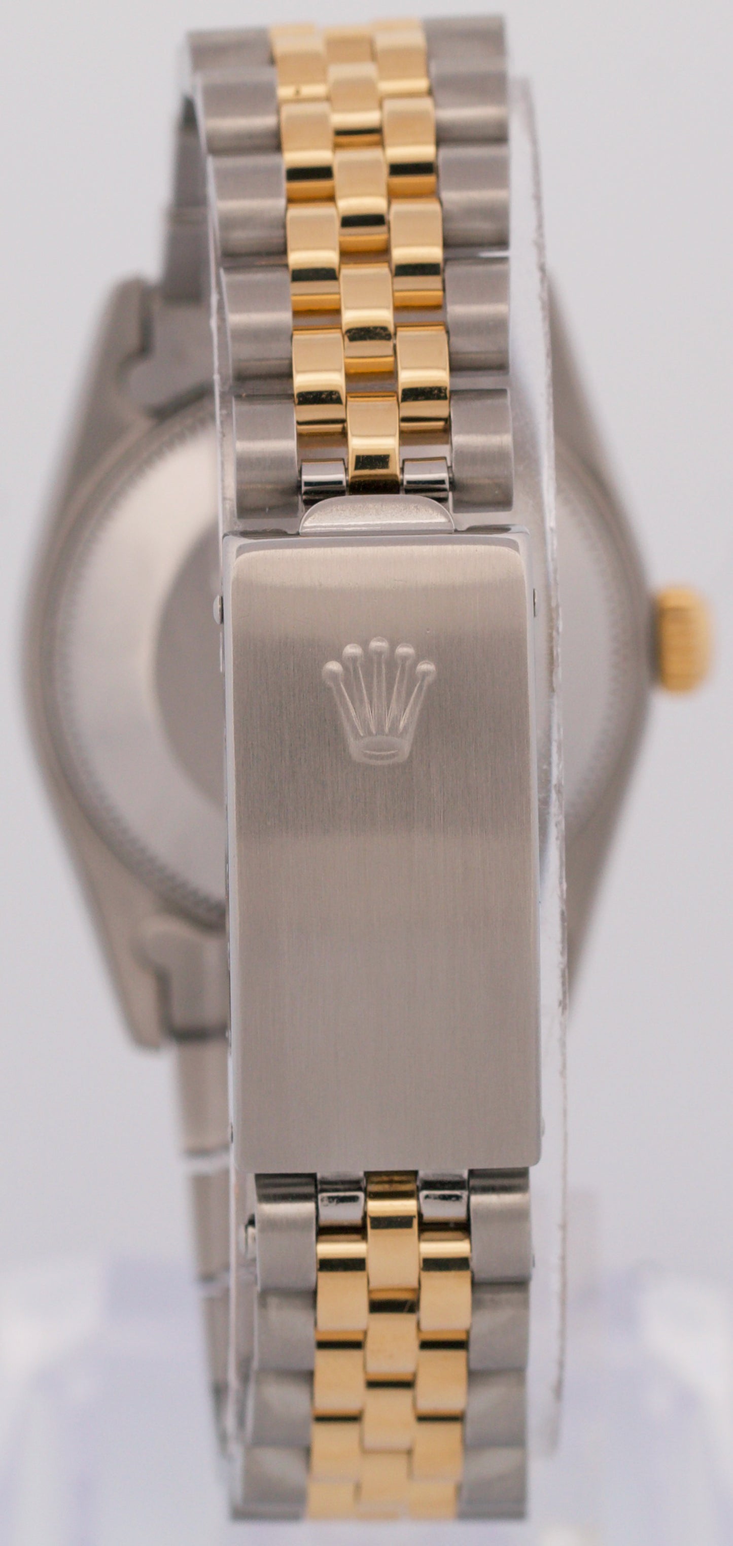 Rolex DateJust 31mm Midsize Two-Tone CHAMPAGNE 18K Yellow Gold Fluted 68273