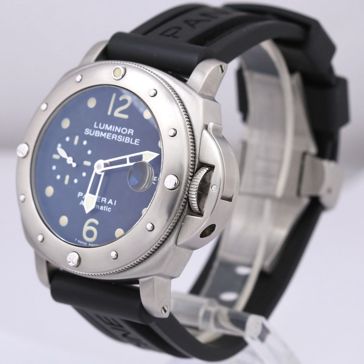 Panerai Luminor Submersible Stainless Steel Black 44mm PAM00024 Automatic Watch