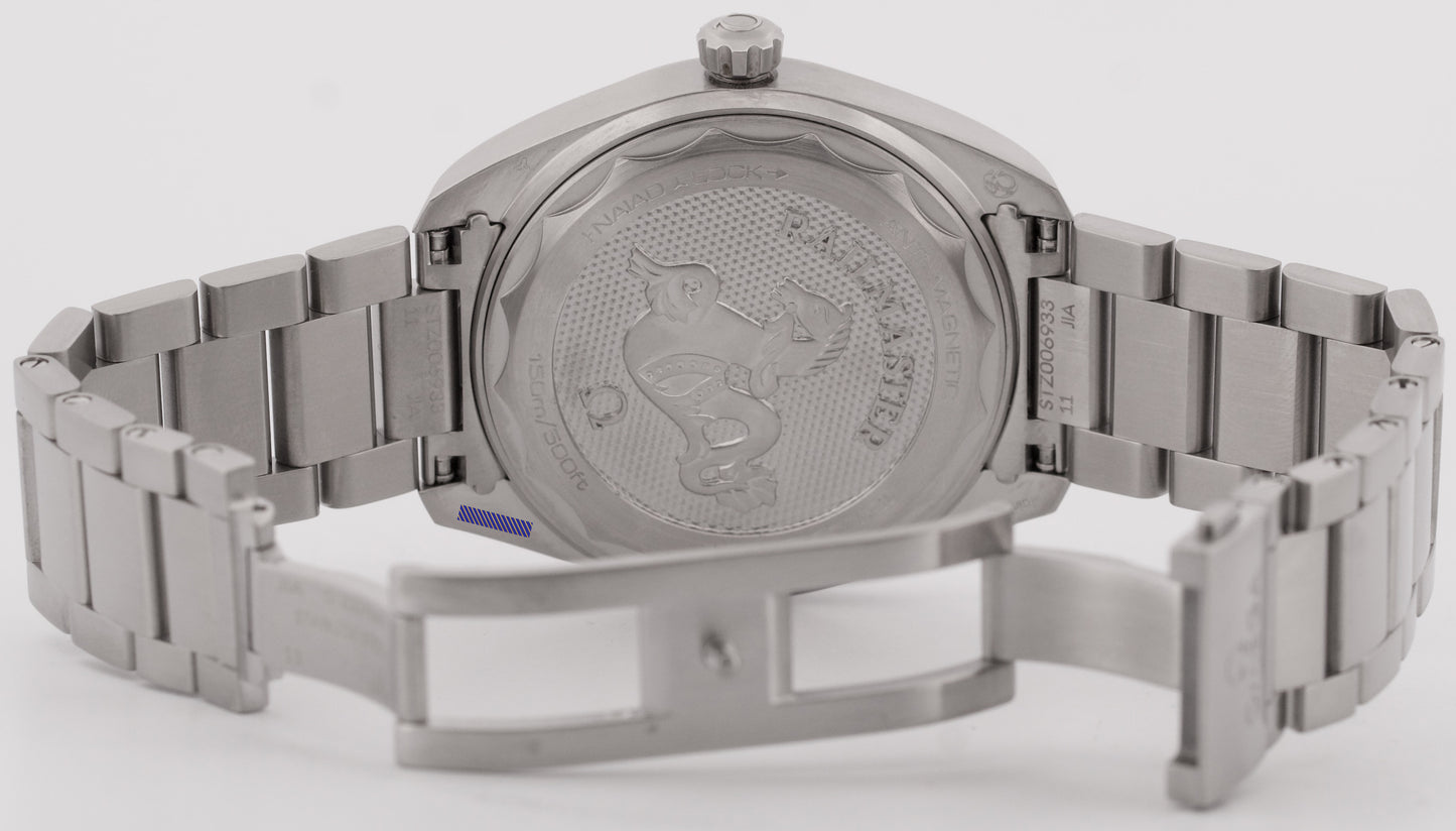 Omega Seamaster Railmaster Stainless Steel BLUE 40mm 220.10.40.20.03.001 BOX