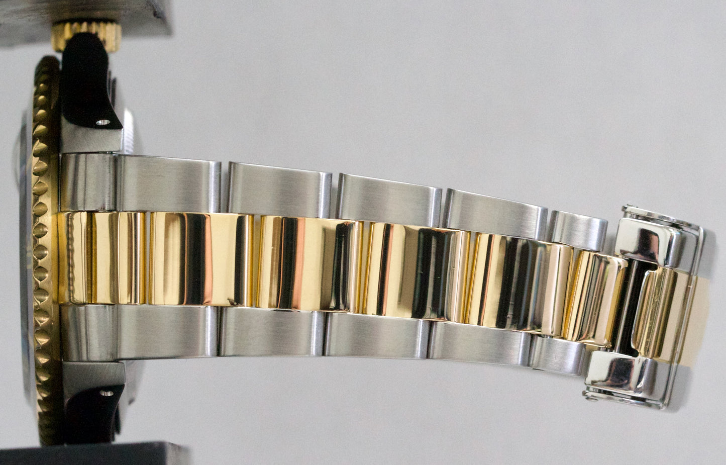 1999 Rolex Submariner Date SERTI MOP DIAMOND 40mm 18K GOLD BUCKLE Steel 16613