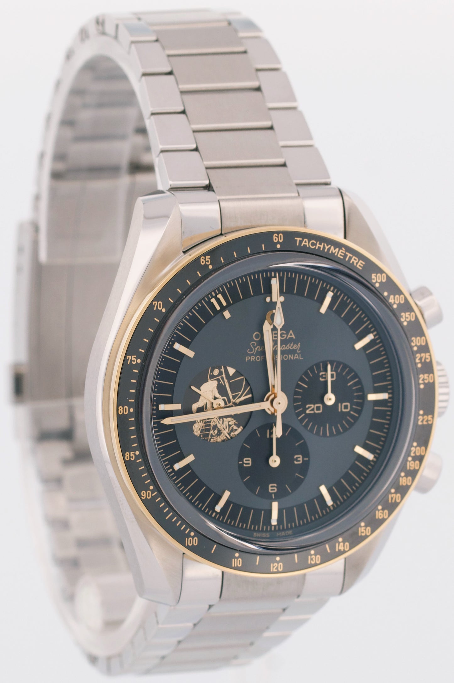 PAPERS Omega Speedmaster Apollo 50th Anniversary 18K 310.20.42.50.01.001 BOX