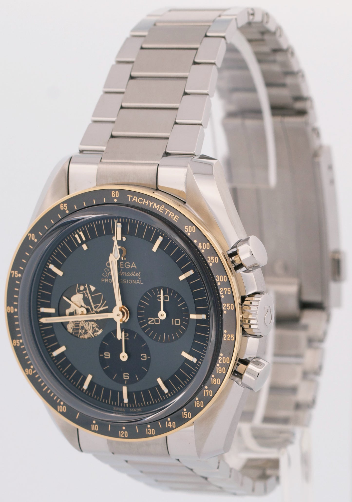 PAPERS Omega Speedmaster Apollo 50th Anniversary 18K 310.20.42.50.01.001 BOX