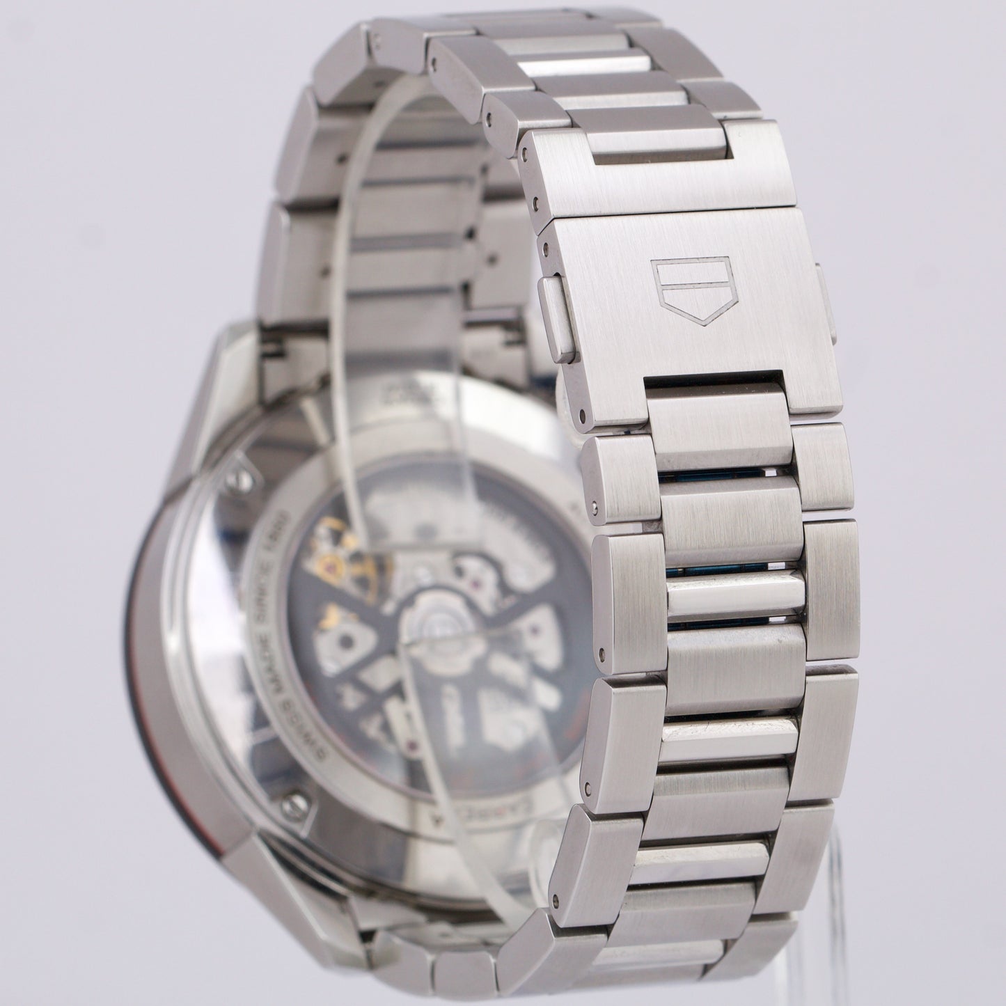 2021 PAPERS Tag Heuer Carrera SKELETON Chronograph Steel 45mm CBG2A10.BA0654 B+P