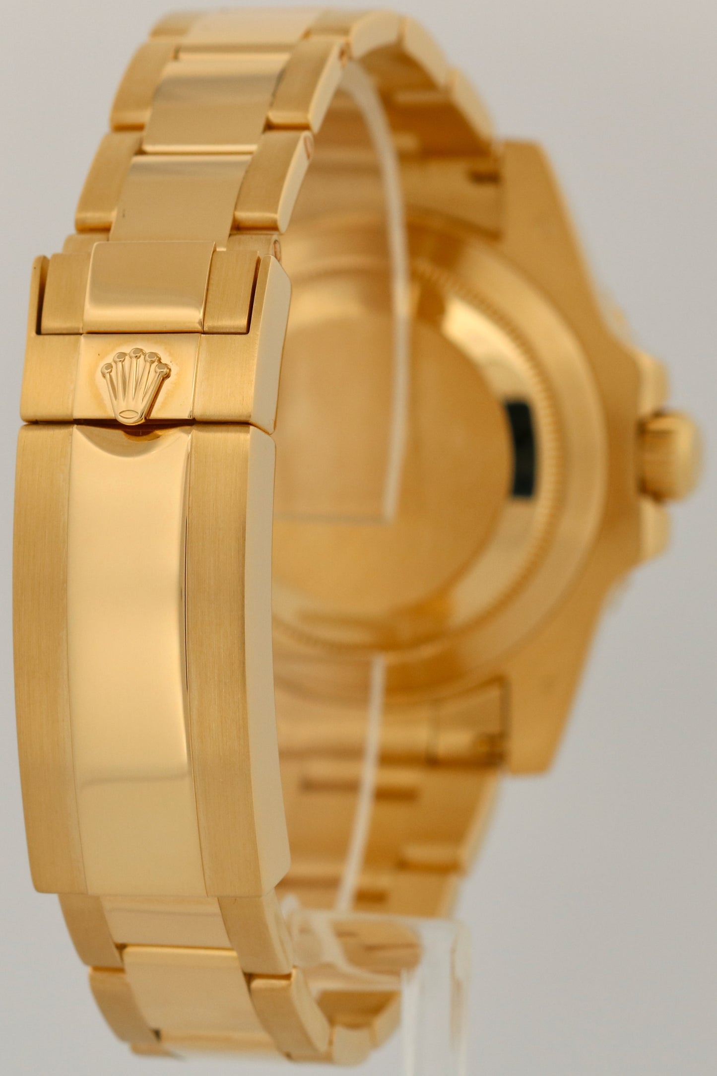 Rolex Submariner Date Ceramic 18K Yellow Gold BLACK 40mm Oyster Watch 116618 BOX