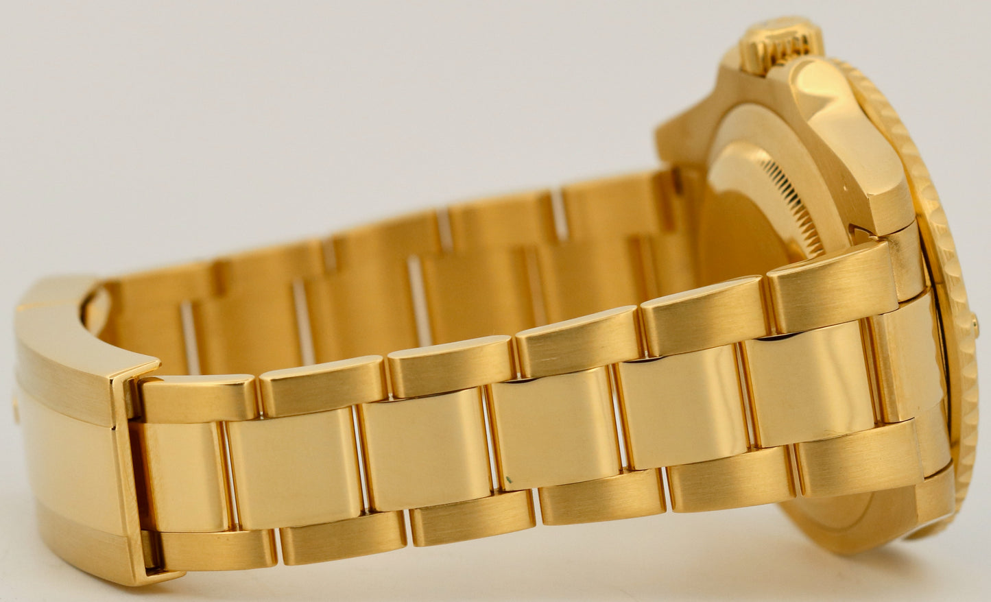 Rolex Submariner Date Ceramic 18K Yellow Gold BLACK 40mm Oyster Watch 116618 BOX