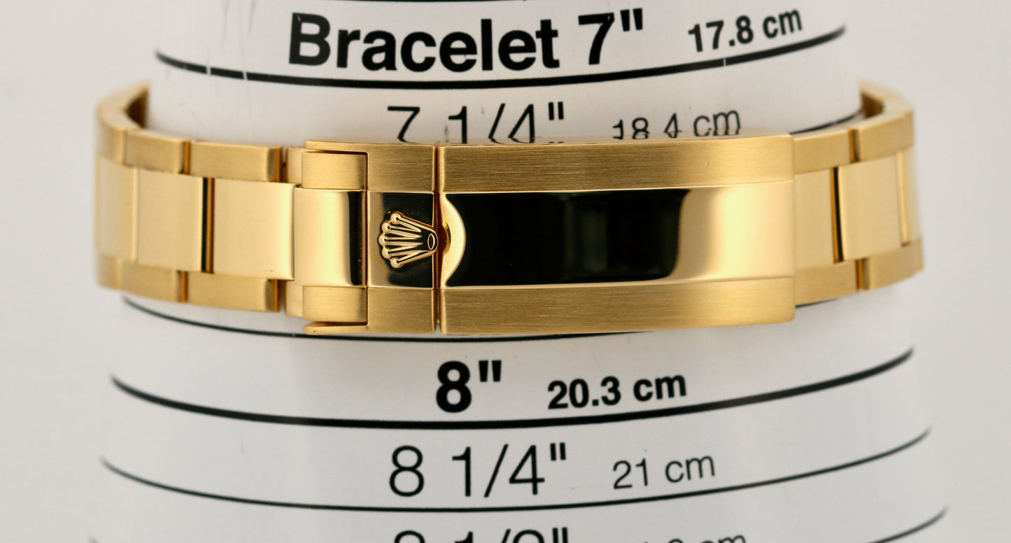 Rolex Submariner Date Ceramic 18K Yellow Gold BLACK 40mm Oyster Watch 116618 BOX