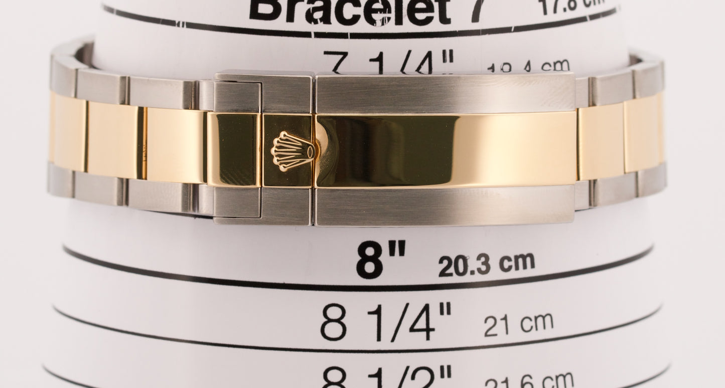 2024 PAPERS Rolex Submariner Date BLACK Two-Tone Gold 41mm 126613 LN Watch BOX