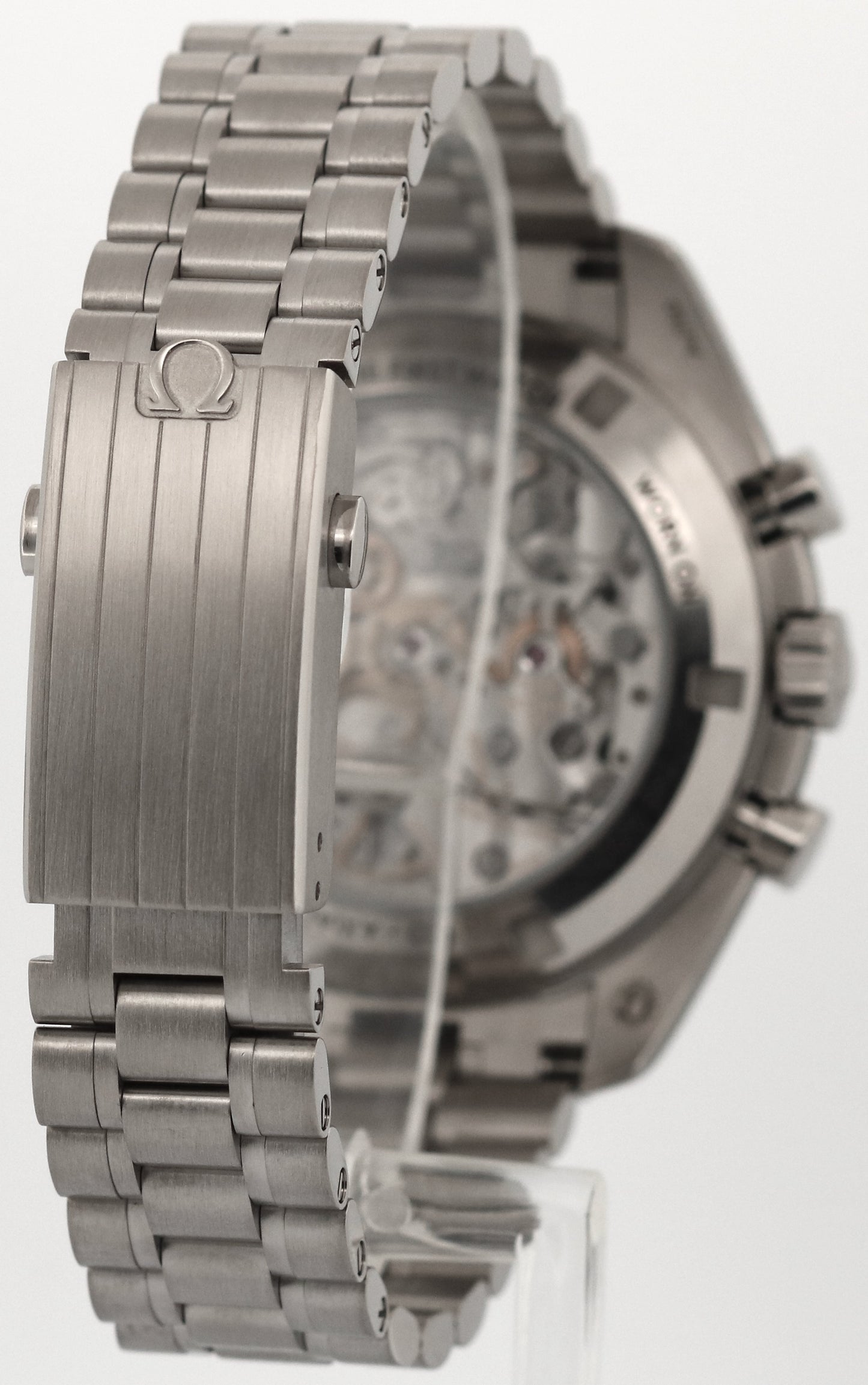 2022 PAPERS Omega Speedmaster Moonwatch 18k SILVER 42mm 310.60.42.50.02.001 BOX